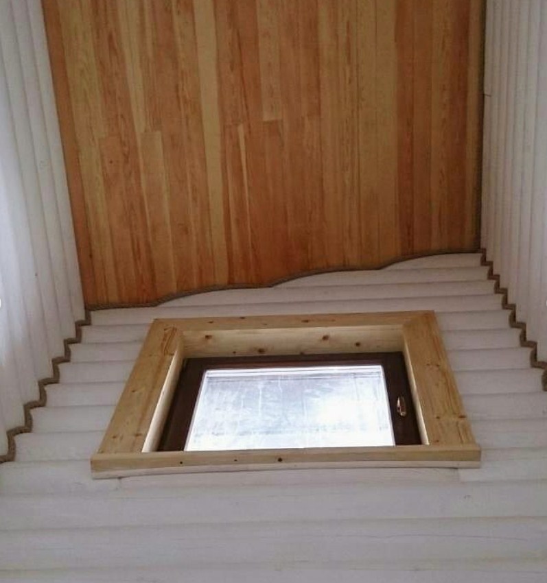 Потолок из вагонки 3